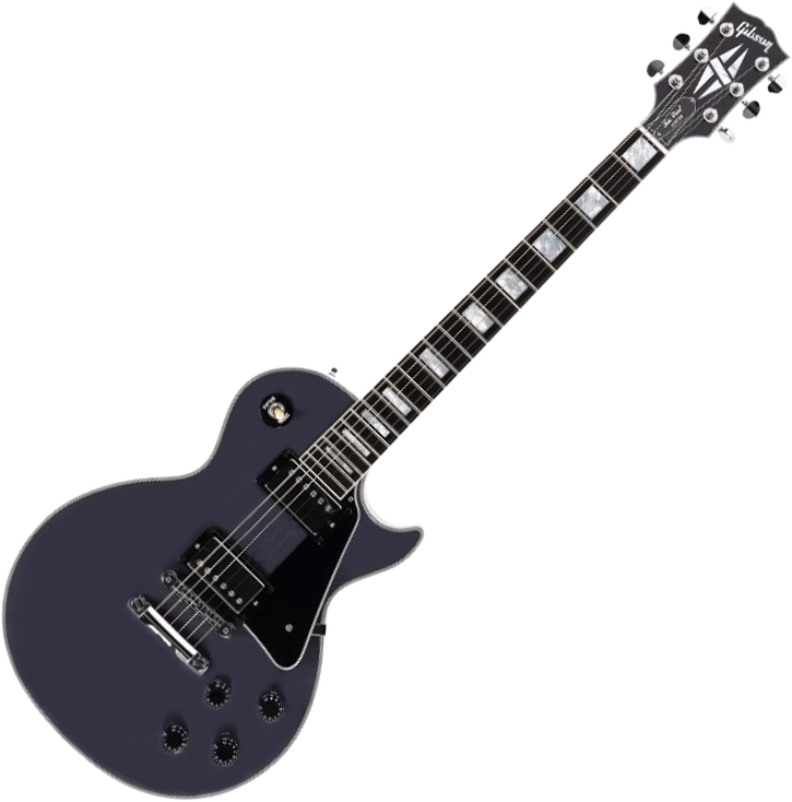 Gibson Custom Shop Les Paul Custom 2h Ht Eb - Arctic Blast - Single-Cut-E-Gitarre - Variation 1