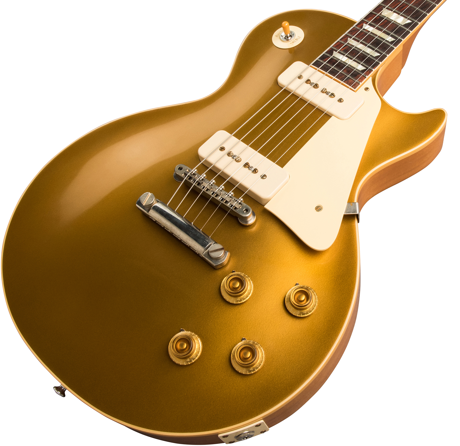 Gibson Custom Shop Les Paul Goldtop 1956 Reissue 2019 2p90 Ht Rw - Vos Double Gold - Single-Cut-E-Gitarre - Variation 3