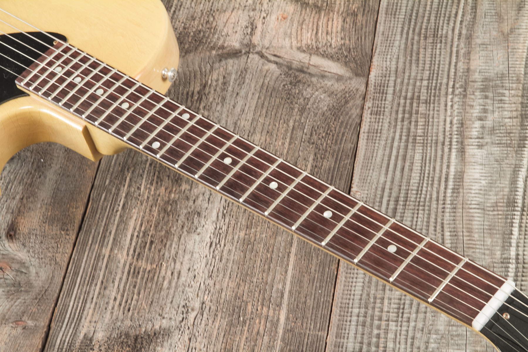 Gibson Custom Shop Les Paul Junior Single Cut 1957 Reissue P90 Ht Rw #72913 - Murphy Lab Ultra Light Aged Tv Yellow - Single-Cut-E-Gitarre - Variation