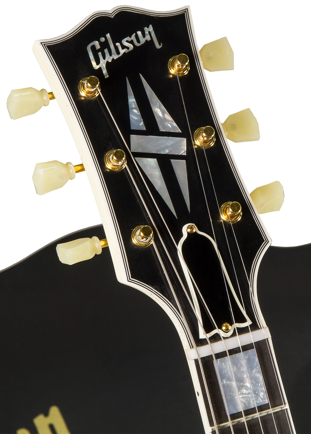Gibson Custom Shop Les Paul Sg Custom 1963 Reissue 2019 Maestro Vibrola 3h Trem Eb - Vos Classic White - Double Cut E-Gitarre - Variation 4