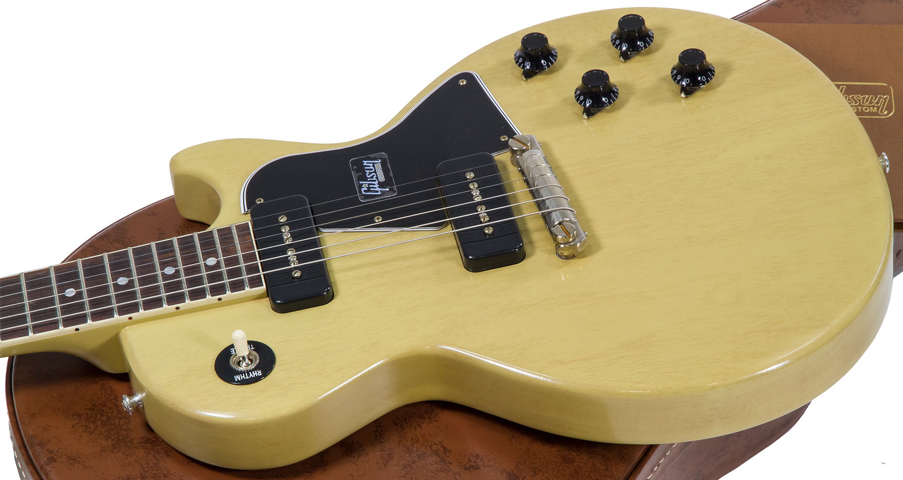 Gibson Custom Shop Les Paul Special 1957 Single Cut Reissue 2p90 Ht Rw - Vos Tv Yellow - Single-Cut-E-Gitarre - Variation 2