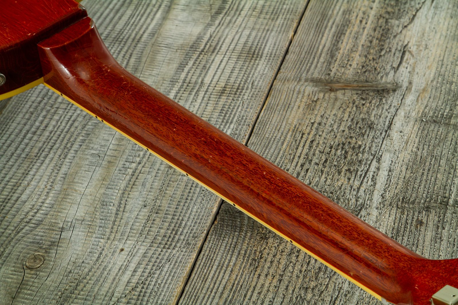 Gibson Custom Shop Les Paul Standard 1958 Reissue 2h Ht Rw #83205 - Murphy Lab Heavy Aged Lemon Burst - Single-Cut-E-Gitarre - Variation 10