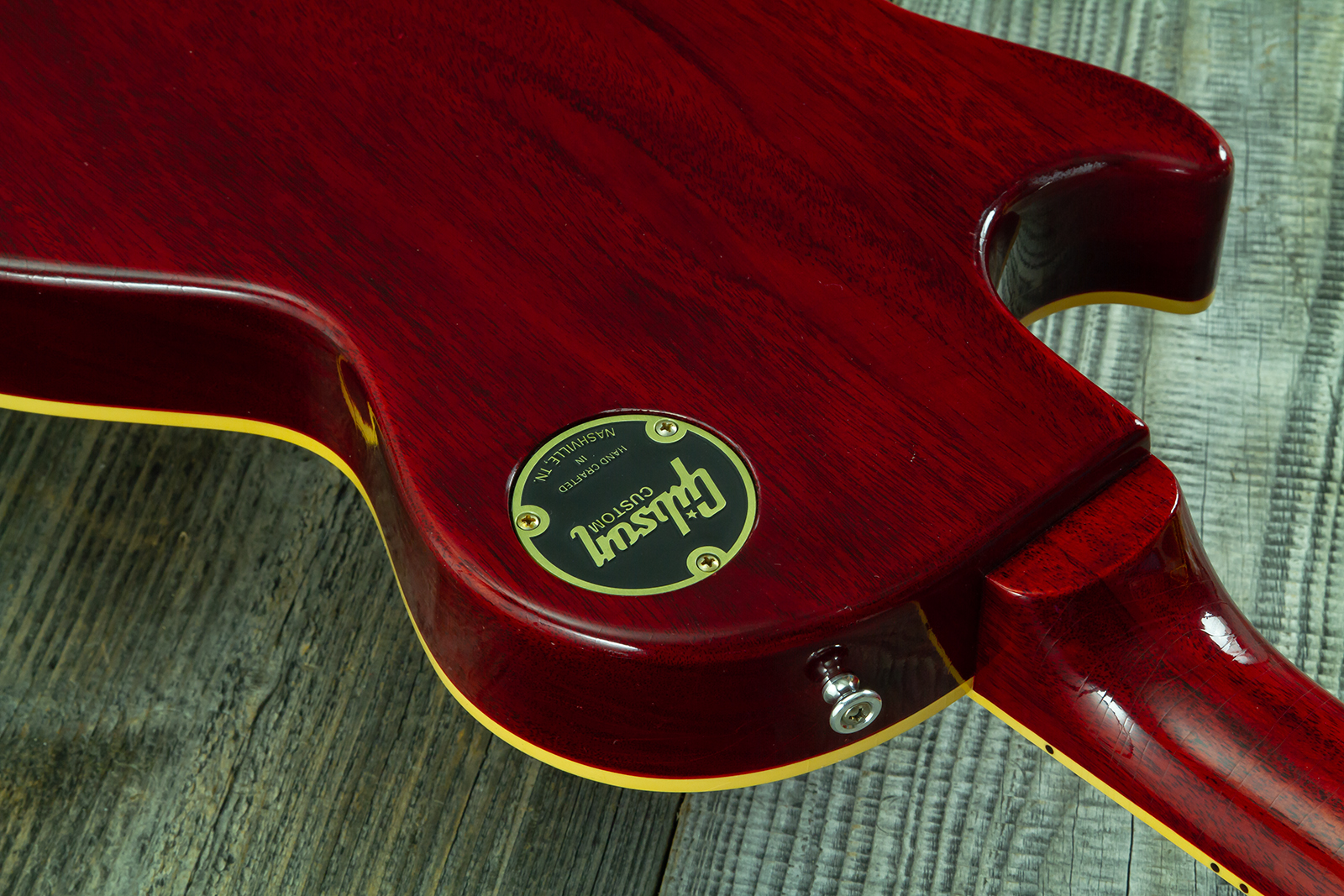 Gibson Custom Shop Les Paul Standard 1958 Reissue 2h Th Rw #831395 - Murphy Lab Ultra Light Aged Bourbon Burst - Single-Cut-E-Gitarre - Variation 9