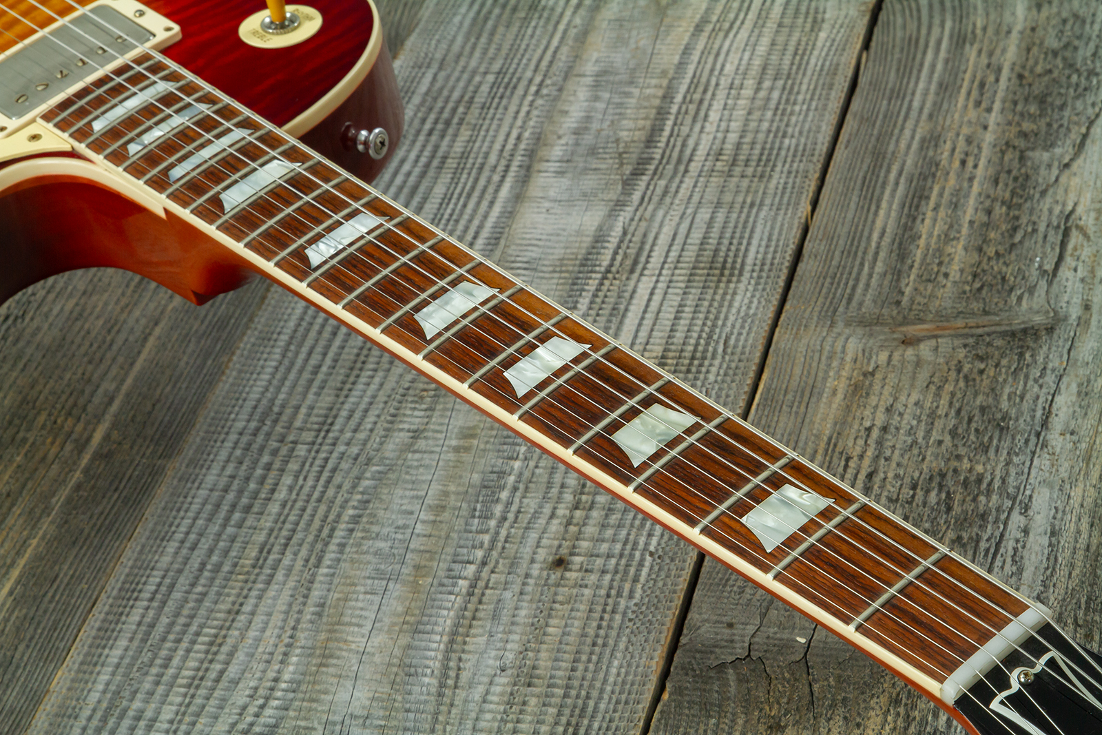 Gibson Custom Shop Les Paul Standard 1959 2h Ht Rw #982048 - Vos Vintage Cherry Sunburst - Single-Cut-E-Gitarre - Variation 5