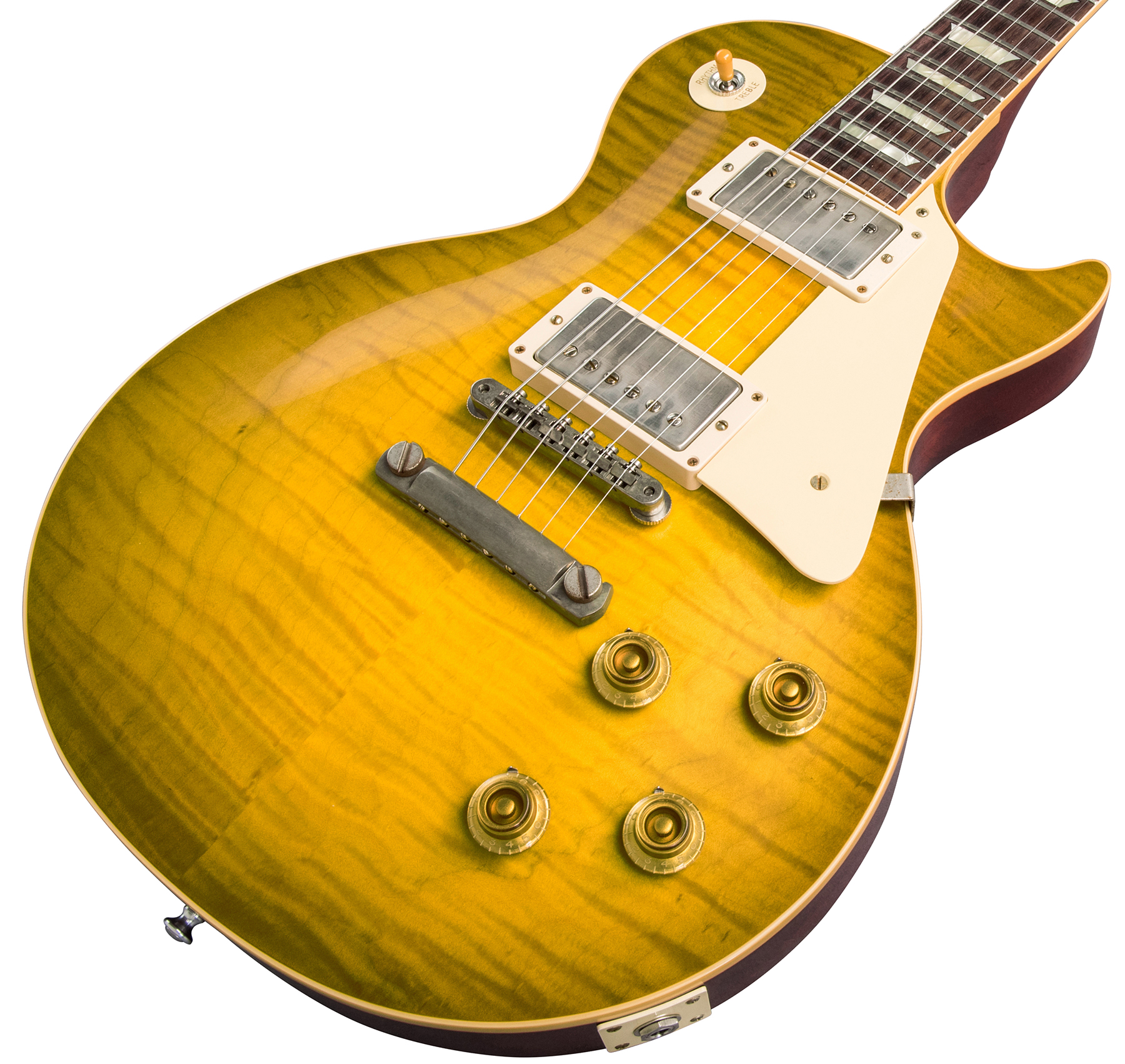 Gibson Custom Shop Les Paul Standard 1959 60th Anniversary Bolivian Rw - Green Lemon Fade - Single-Cut-E-Gitarre - Variation 3