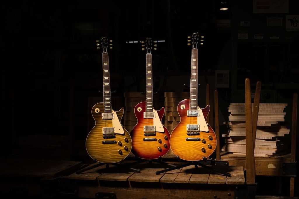 Gibson Custom Shop Les Paul Standard 1959 60th Anniversary Bolivian Rw - Vos Royal Teaburst - Single-Cut-E-Gitarre - Variation 4