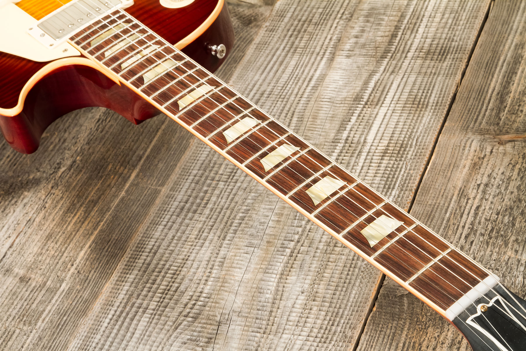 Gibson Custom Shop Les Paul Standard 1959 Reissue 2h Ht Rw #912456 - Vos Iced Tea Burst - Single-Cut-E-Gitarre - Variation 8