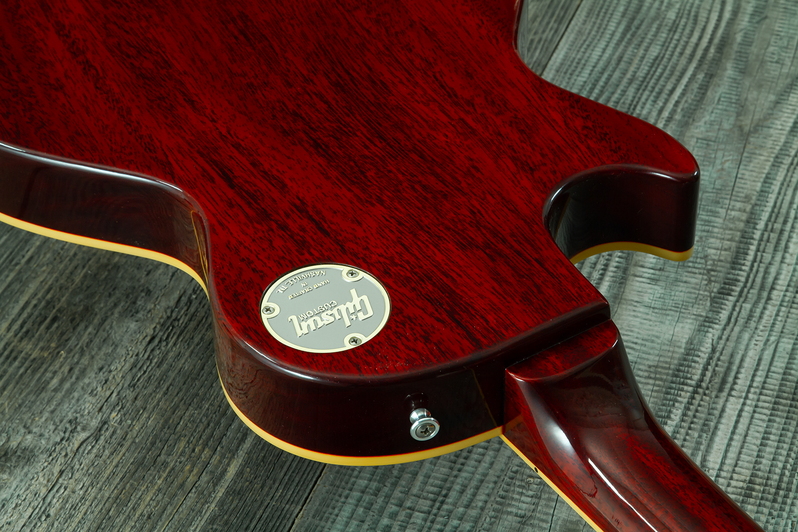 Gibson Custom Shop Les Paul Standard 1959 Reissue 2h Ht Rw #951086 - Vos Iced Tea Burst - Single-Cut-E-Gitarre - Variation 9