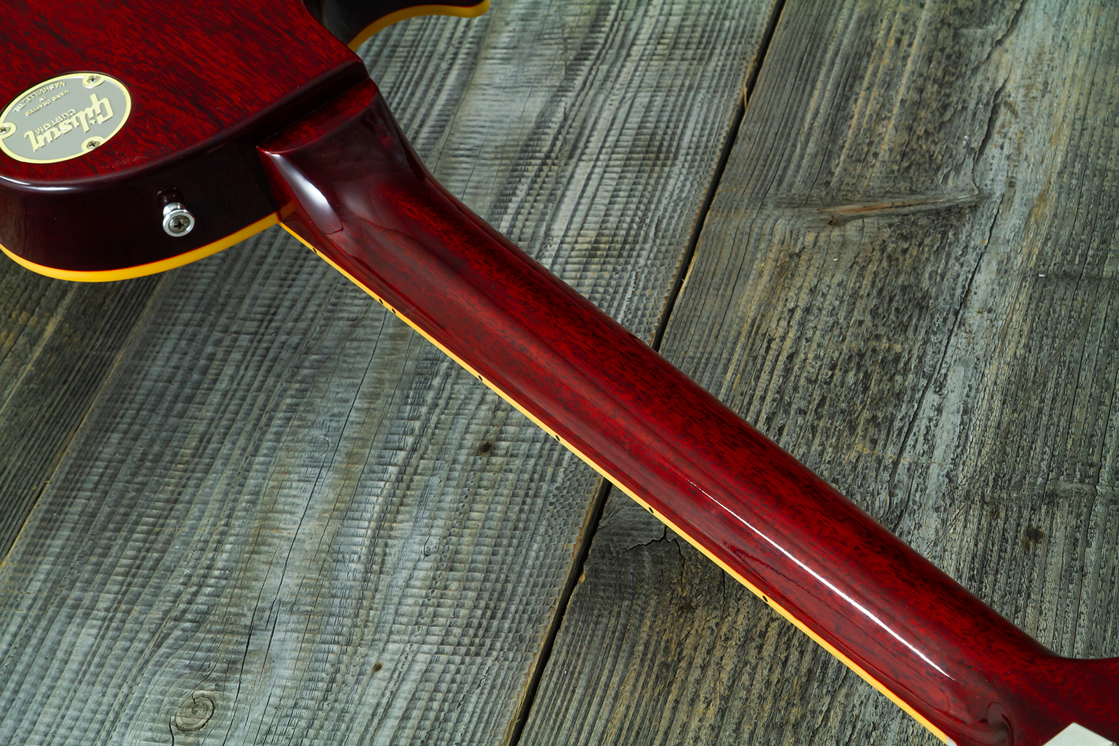 Gibson Custom Shop Les Paul Standard 1959 Reissue 2h Ht Rw #951086 - Vos Iced Tea Burst - Single-Cut-E-Gitarre - Variation 10