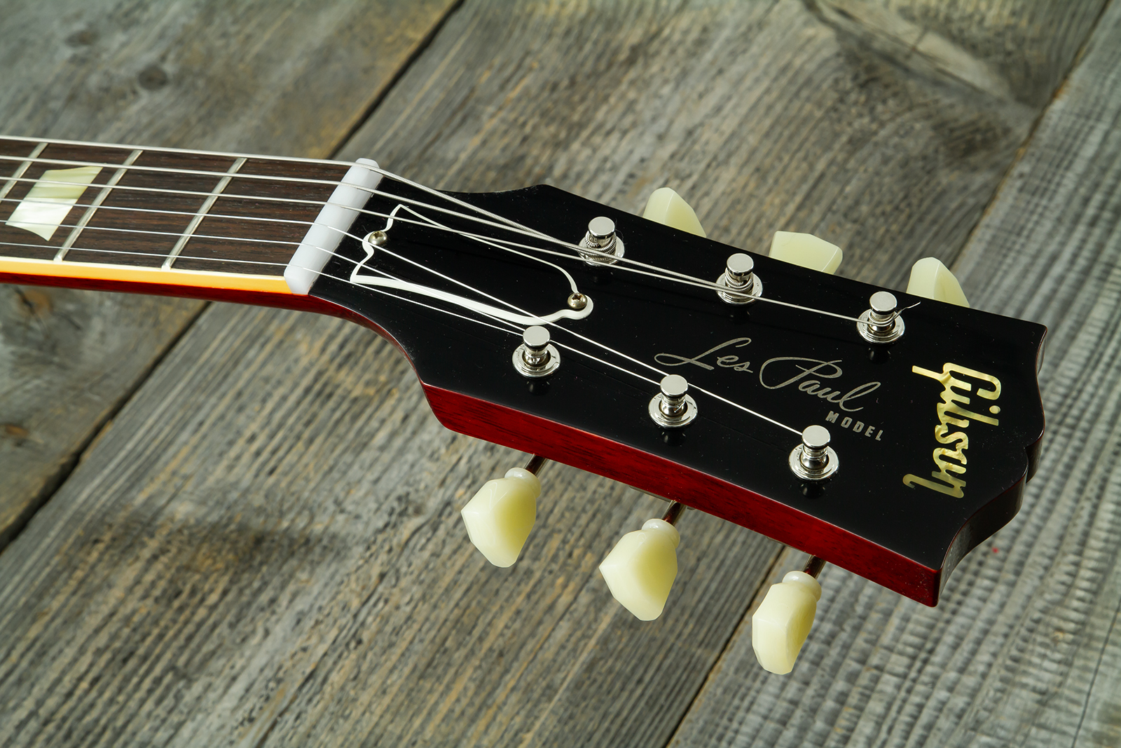 Gibson Custom Shop Les Paul Standard 1959 Reissue 2h Ht Rw #951086 - Vos Iced Tea Burst - Single-Cut-E-Gitarre - Variation 11