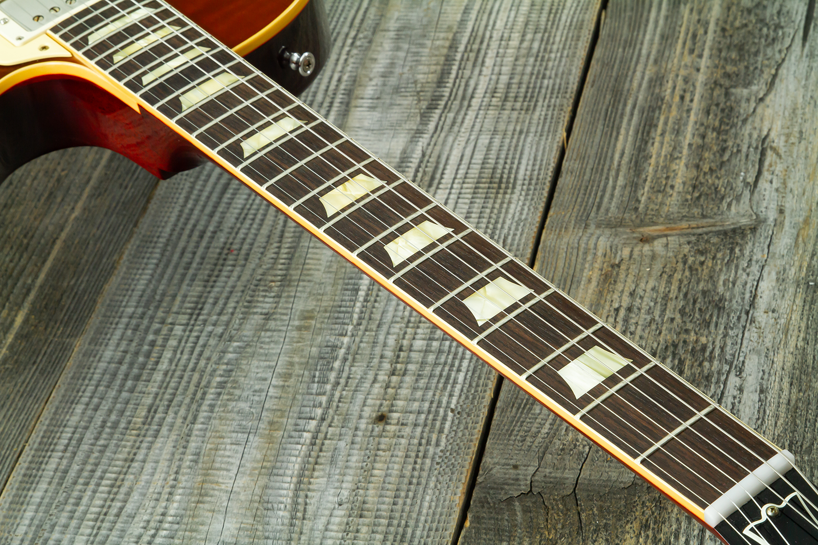 Gibson Custom Shop Les Paul Standard 1959 Reissue 2h Ht Rw #951086 - Vos Iced Tea Burst - Single-Cut-E-Gitarre - Variation 6