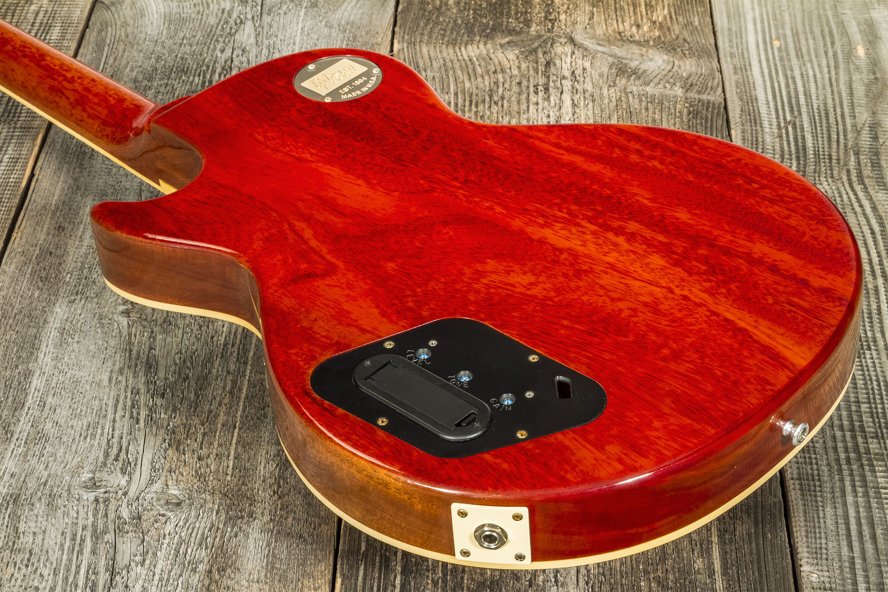 Gibson Custom Shop Les Paul Standard Burstdriver 2h Ht Rw #871130 - Vos Amber Ale - Single-Cut-E-Gitarre - Variation 6
