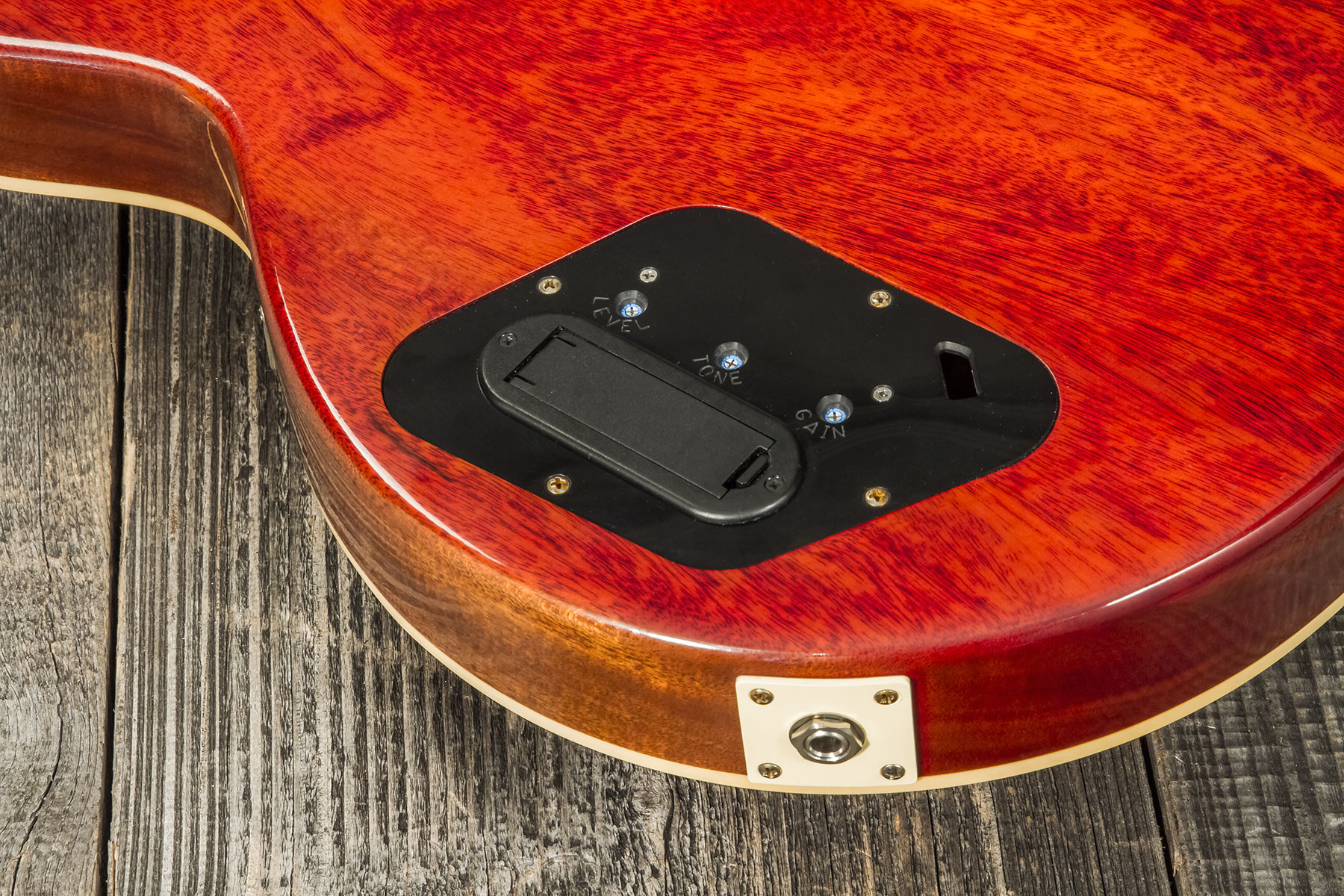 Gibson Custom Shop Les Paul Standard Burstdriver 2h Ht Rw #871130 - Vos Amber Ale - Single-Cut-E-Gitarre - Variation 7