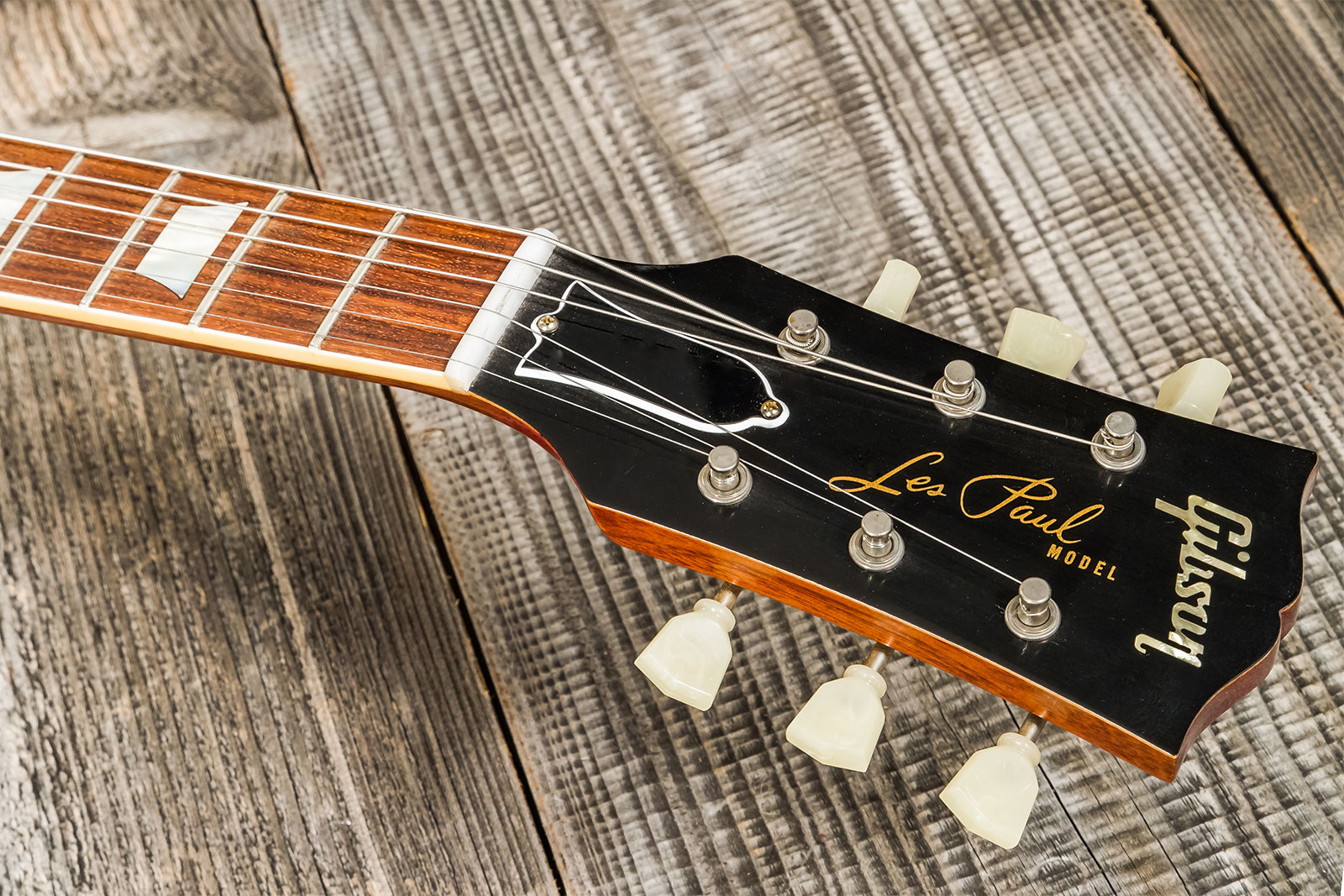 Gibson Custom Shop Les Paul Standard Burstdriver 2h Ht Rw #871130 - Vos Amber Ale - Single-Cut-E-Gitarre - Variation 8