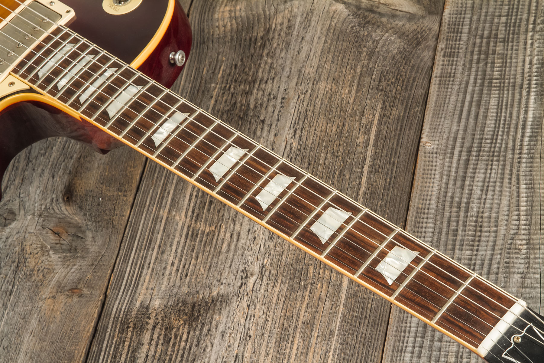 Gibson Custom Shop Les Paul Standard Burstdriver 2h Ht Rw #871302 - Vos Havana Fade - Single-Cut-E-Gitarre - Variation 10
