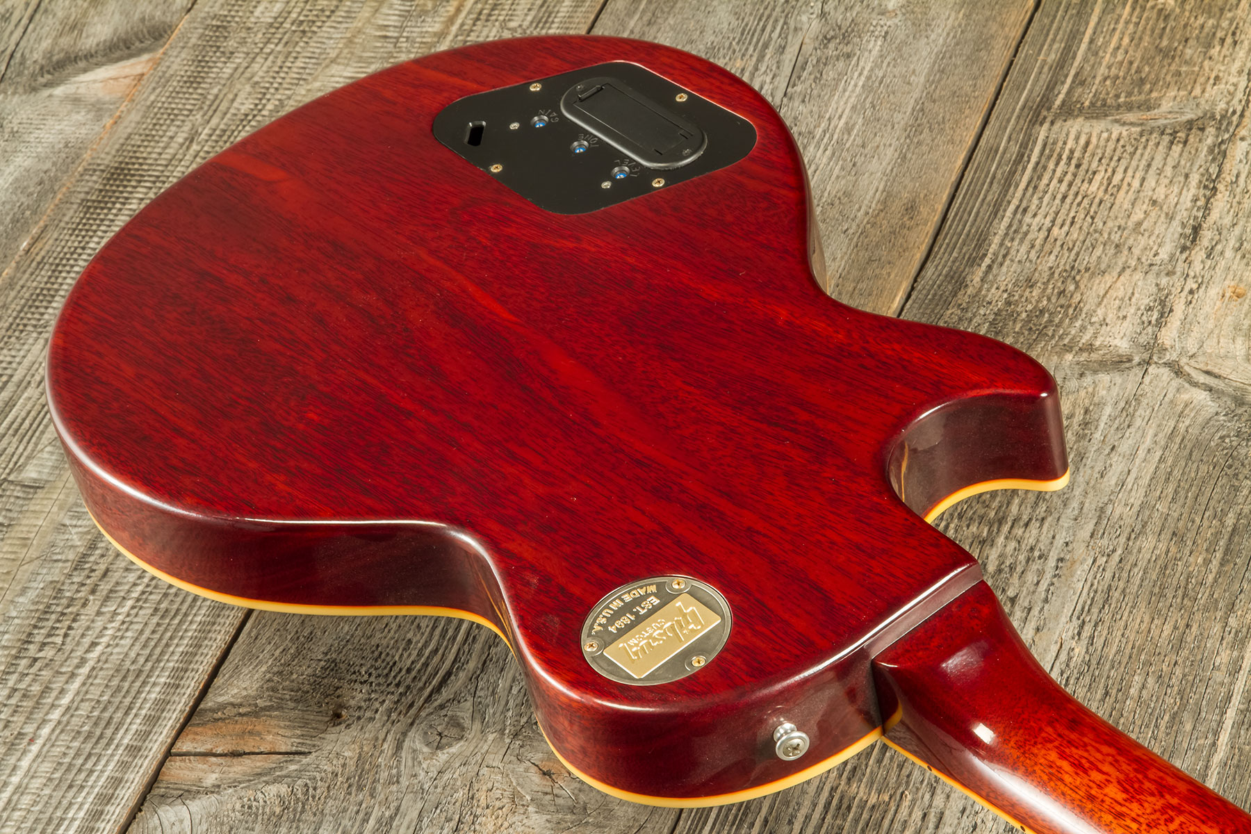 Gibson Custom Shop Les Paul Standard Burstdriver 2h Ht Rw #871302 - Vos Havana Fade - Single-Cut-E-Gitarre - Variation 11