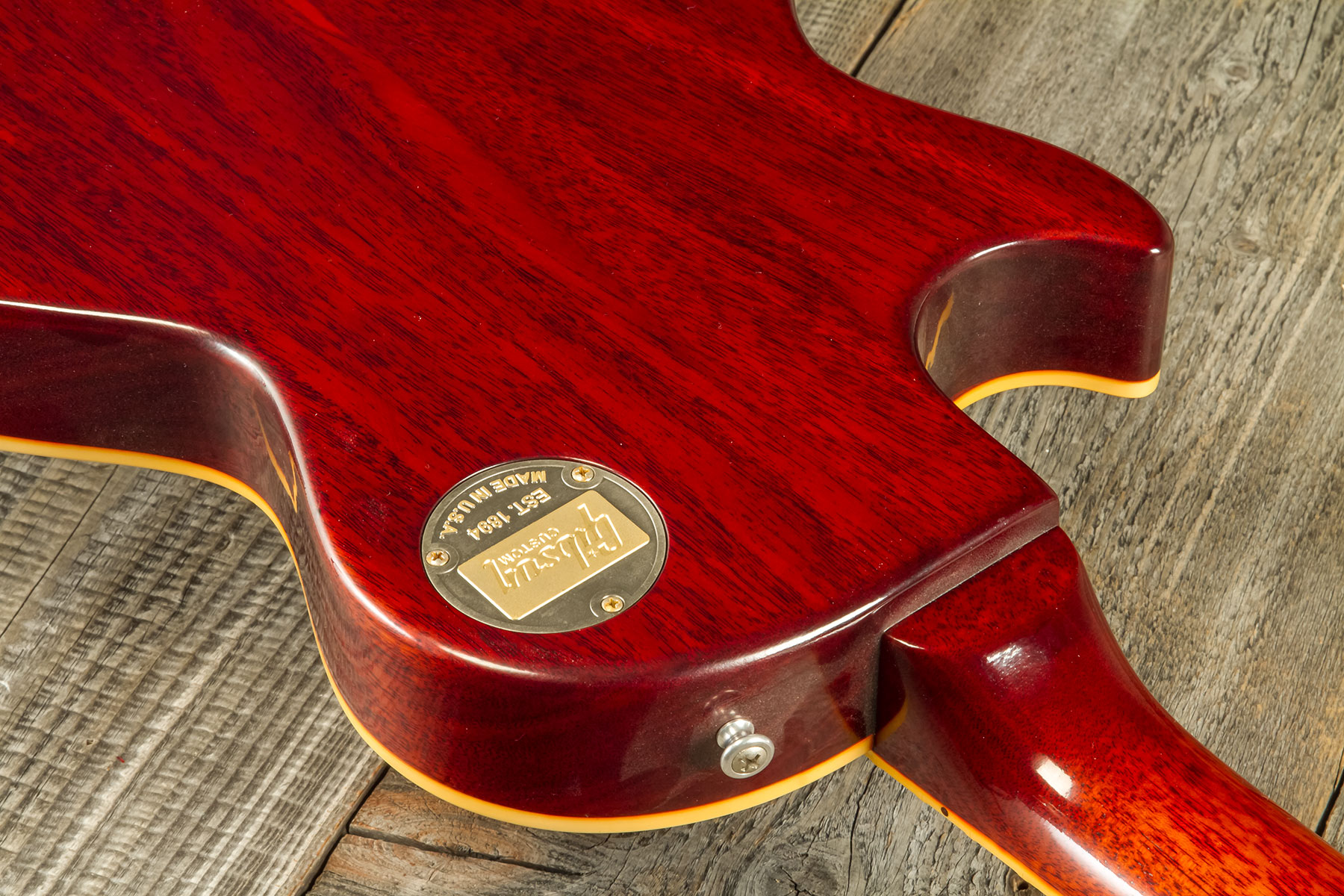 Gibson Custom Shop Les Paul Standard Burstdriver 2h Ht Rw #871302 - Vos Havana Fade - Single-Cut-E-Gitarre - Variation 12