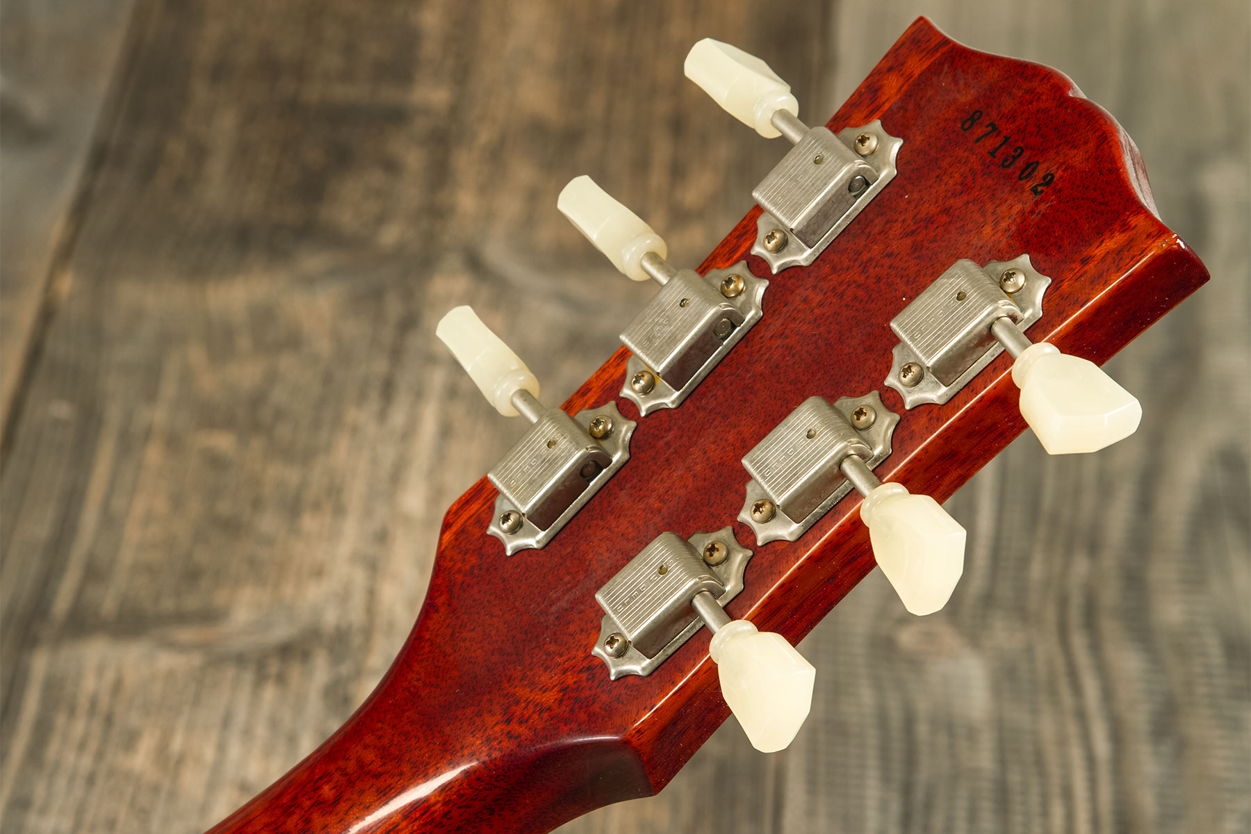 Gibson Custom Shop Les Paul Standard Burstdriver 2h Ht Rw #871302 - Vos Havana Fade - Single-Cut-E-Gitarre - Variation 15