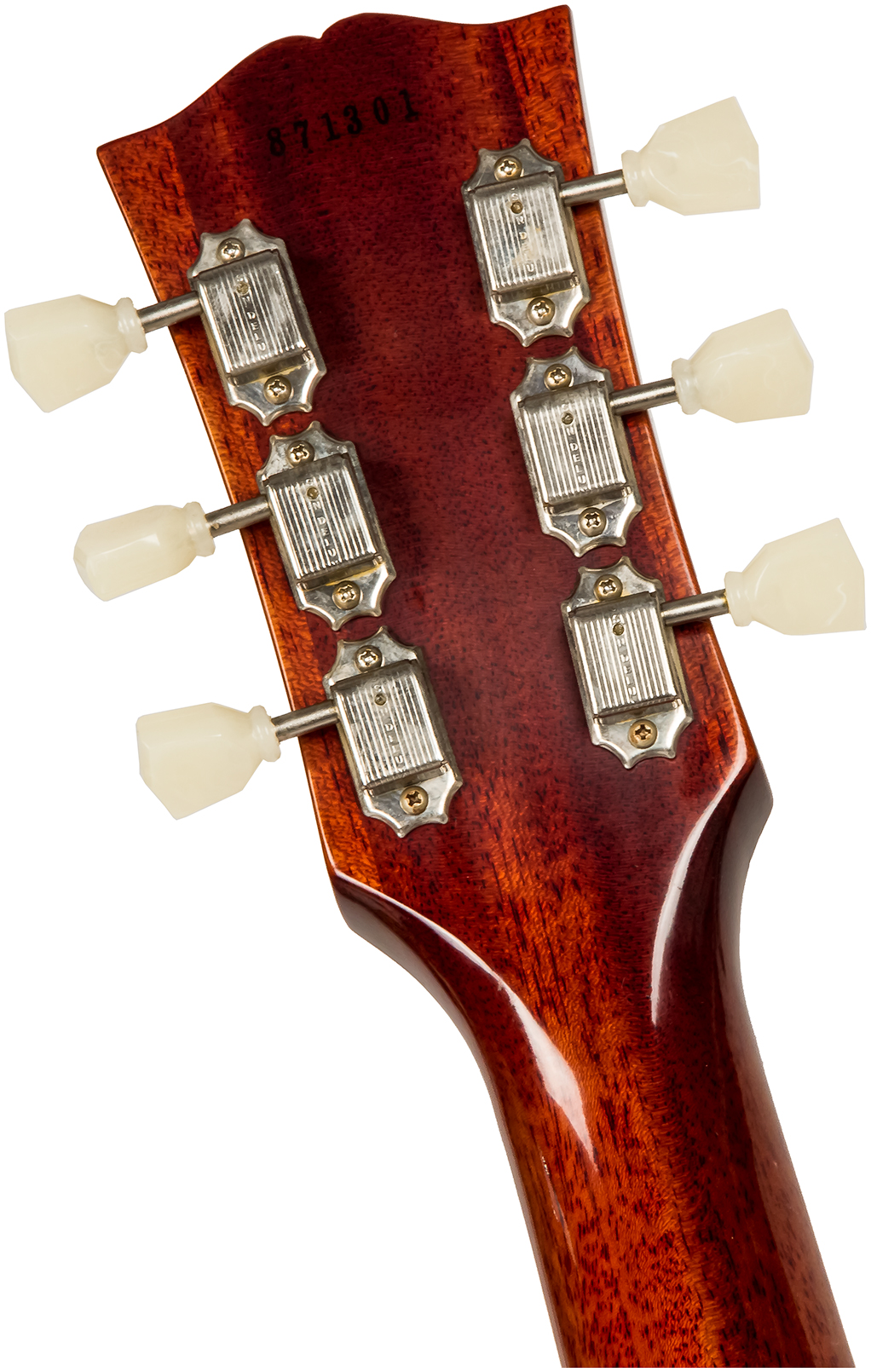 Gibson Custom Shop Les Paul Standard Burstdriver 2h Ht Rw #871301 - Vos Havana Fade - Single-Cut-E-Gitarre - Variation 6