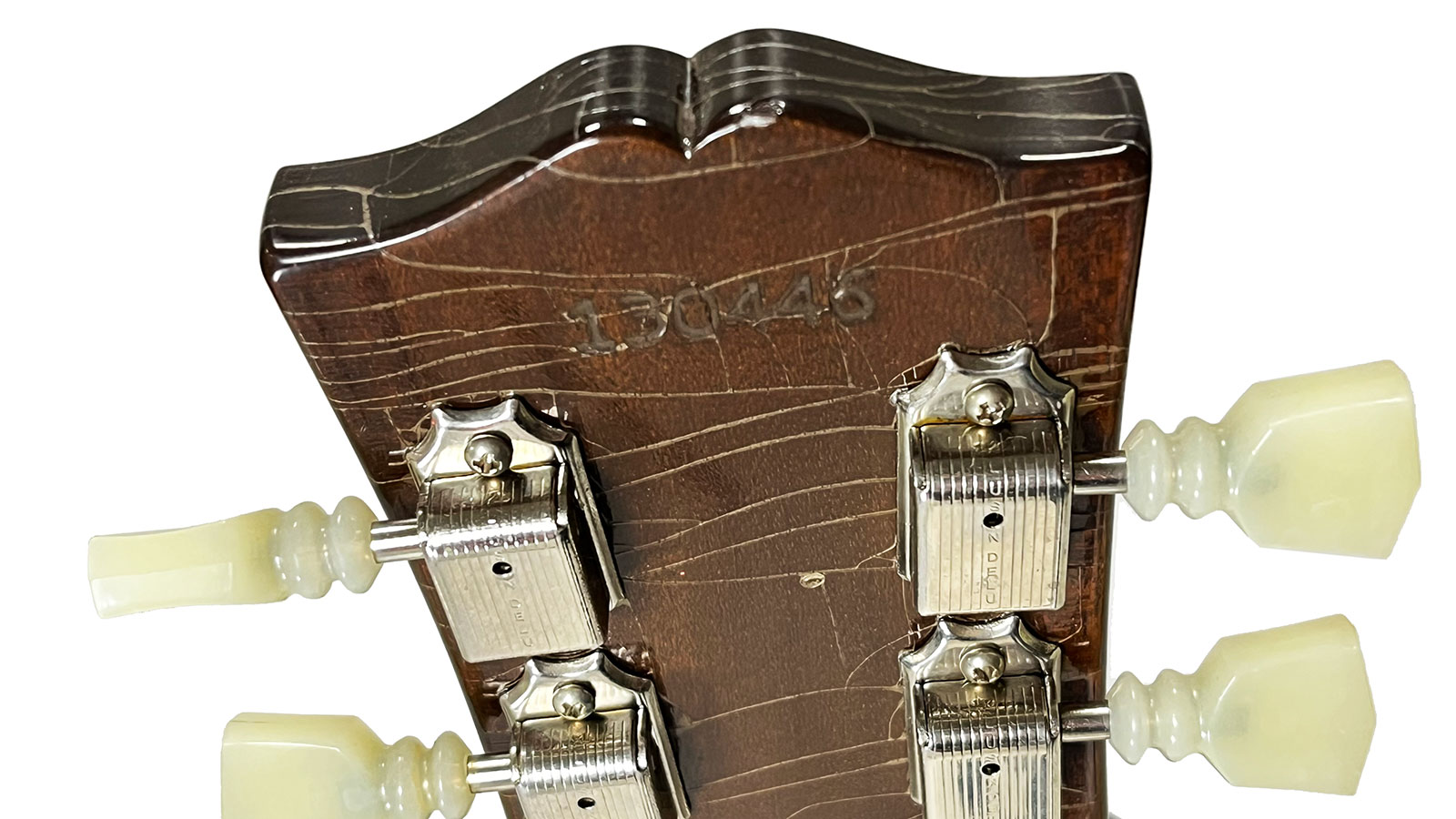 Gibson Custom Shop M2m Es-335 1964 2h Ht Rw #130446 - Murphy Lab Light Aged Vintage Burst - Semi-Hollow E-Gitarre - Variation 5