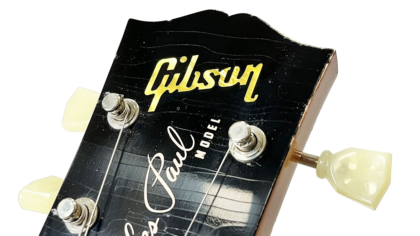 Gibson Custom Shop M2m Les Paul 1956 2h Ht Rw #63139 - Murphy Lab Light Aged Antique Gold - Single-Cut-E-Gitarre - Variation 4