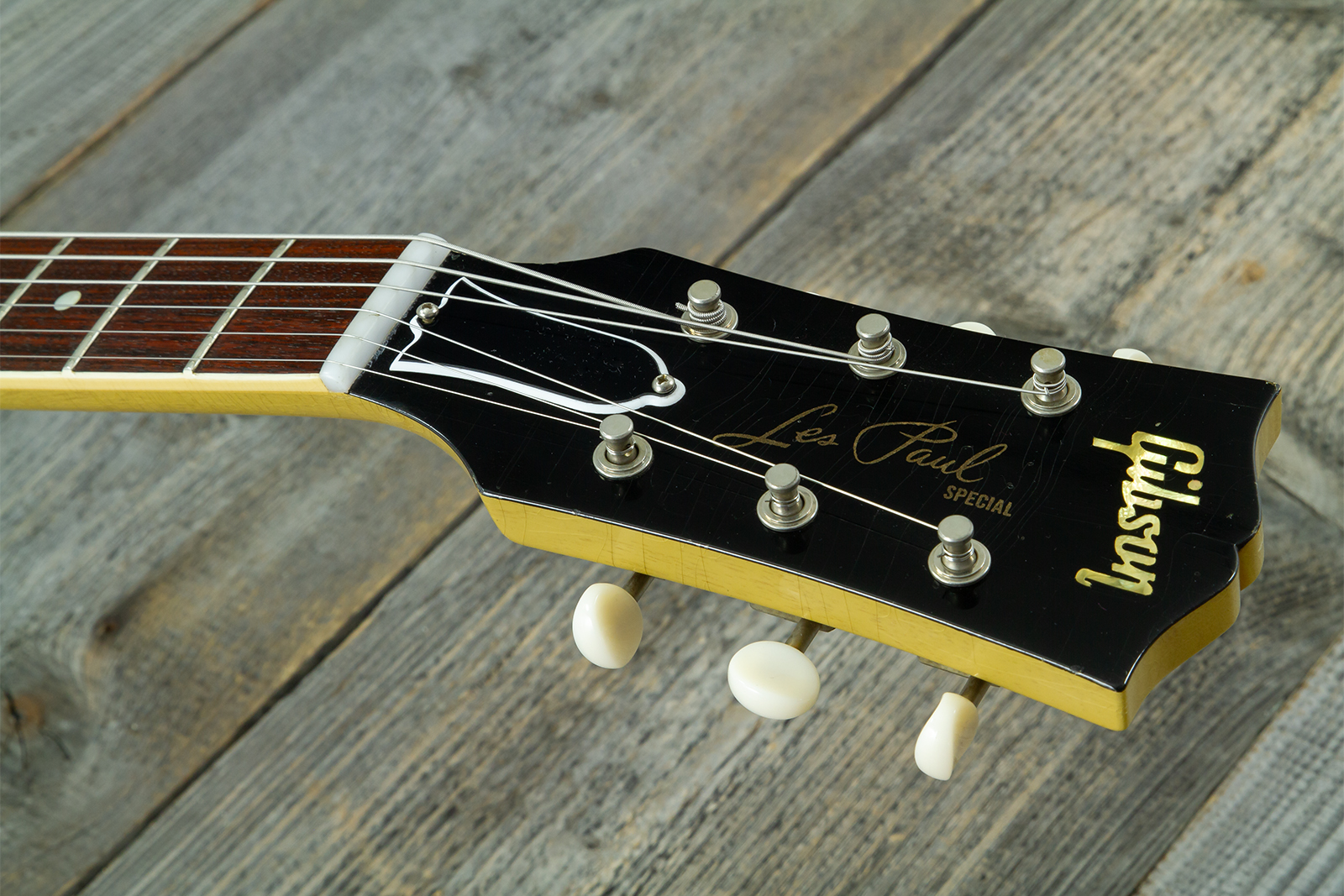 Gibson Custom Shop M2m Les Paul Special 1957 Single Cut Reissue P90 Ht Rw #70554 - Light Aged Tv - Single-Cut-E-Gitarre - Variation 14