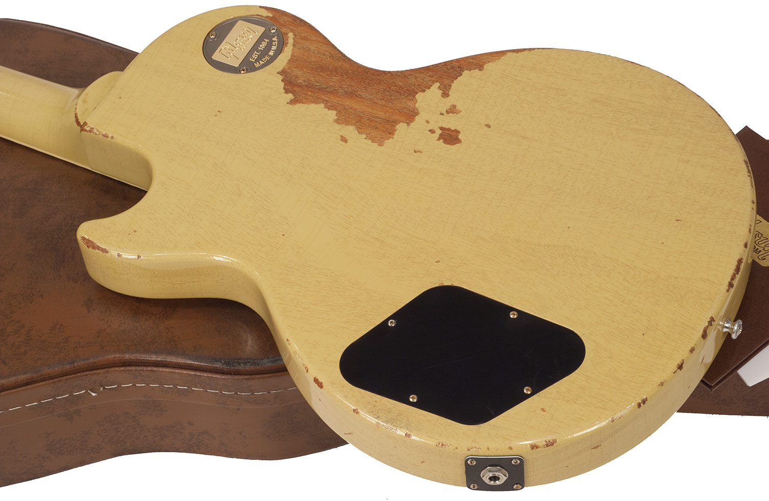 Gibson Custom Shop M2m  Les Paul Special 1960 Single Cut 2p90 Ht Rw - Heavy Aged Tv Yellow - Single-Cut-E-Gitarre - Variation 3