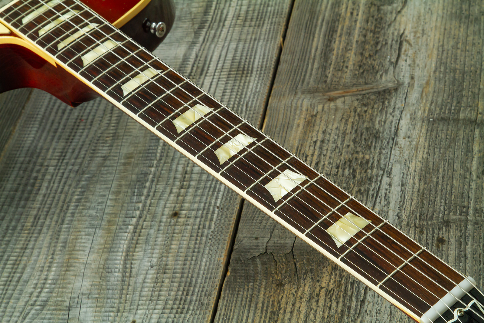 Gibson Custom Shop M2m Les Paul Standard 1958 2h Ht Rw #80780 - Heavy Aged '58 Burst - Single-Cut-E-Gitarre - Variation 14