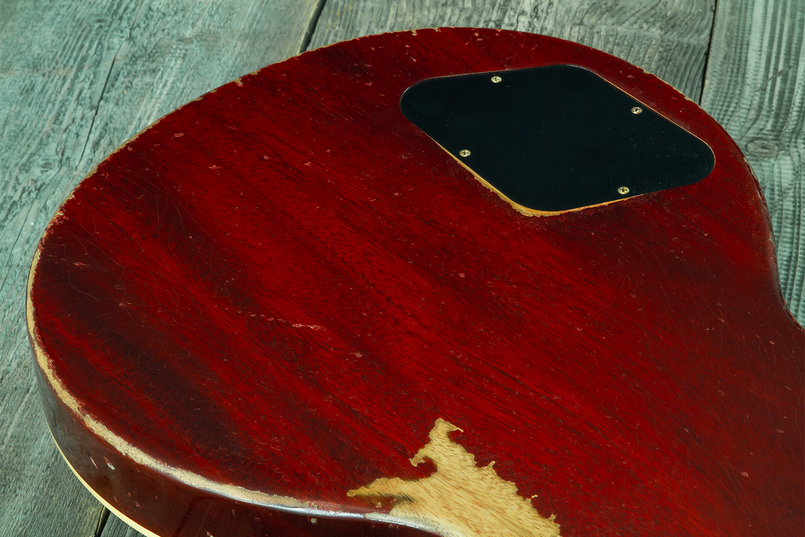 Gibson Custom Shop M2m Les Paul Standard 1958 2h Ht Rw #80780 - Heavy Aged '58 Burst - Single-Cut-E-Gitarre - Variation 17