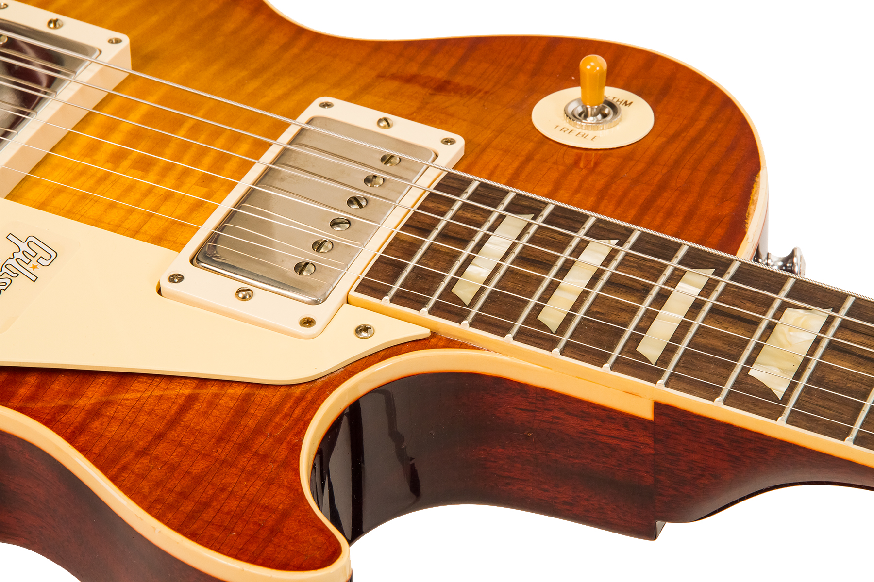 Gibson Custom Shop M2m Les Paul Standard 1958 #891117 - Lightly Aged Iced Tea - Single-Cut-E-Gitarre - Variation 4