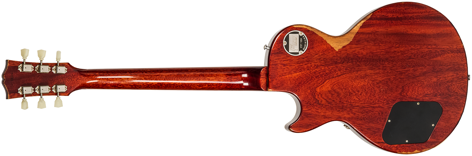Gibson Custom Shop M2m Les Paul Standard 1958 2h Ht Rw #89886 - Aged Royal Teaburst - Single-Cut-E-Gitarre - Variation 1