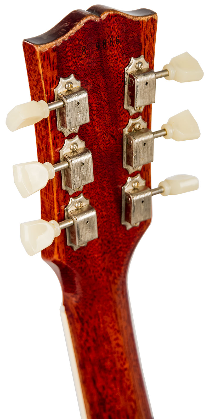 Gibson Custom Shop M2m Les Paul Standard 1958 2h Ht Rw #89886 - Aged Royal Teaburst - Single-Cut-E-Gitarre - Variation 6