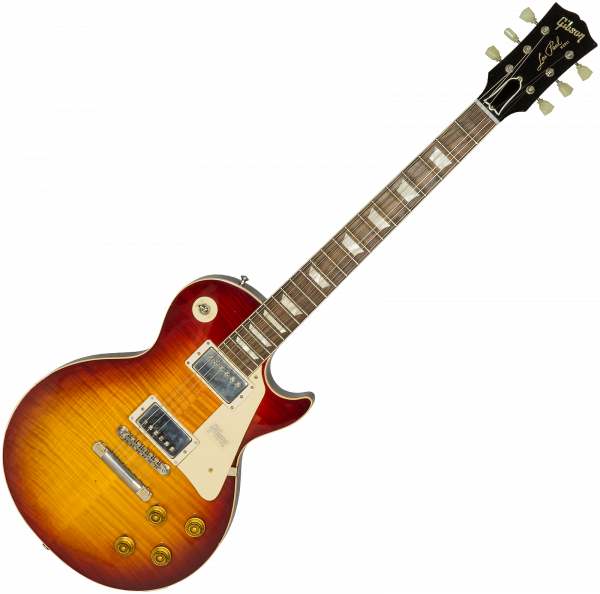 Solidbody e-gitarre Gibson Custom Shop M2M 1958 Les Paul Standard #89889 - Aged Vintage Cherry Burst