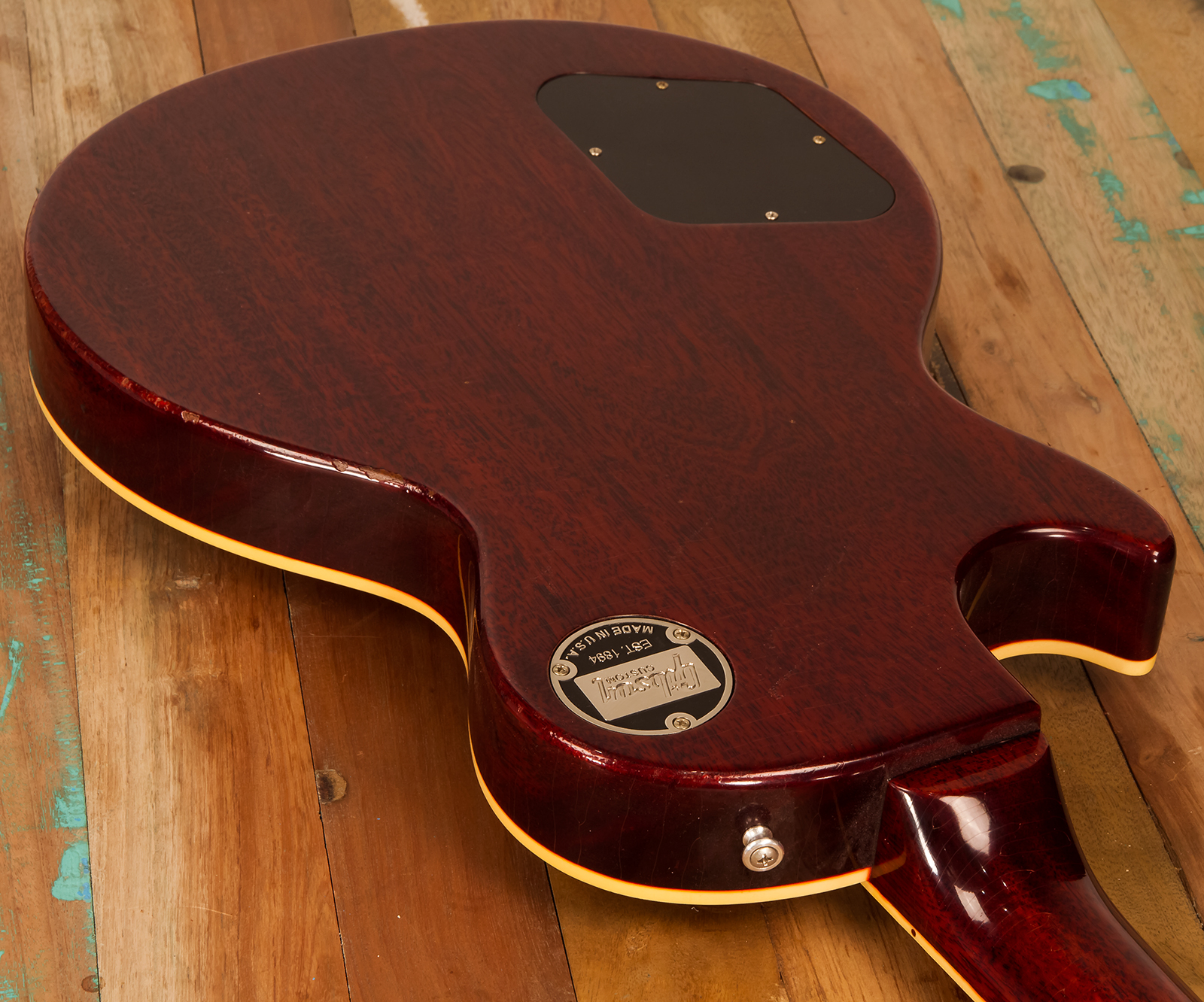 Gibson Custom Shop M2m Les Paul Standard 1958 2h Ht Rw #89904 - Kentucky Bourbon Fade - Single-Cut-E-Gitarre - Variation 4