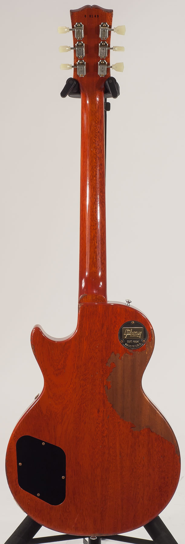 Gibson Custom Shop M2m Les Paul Standard 1958 2h Ht Rw #88149 - Heavy Aged Kentucky Bourbon Fade - Single-Cut-E-Gitarre - Variation 1