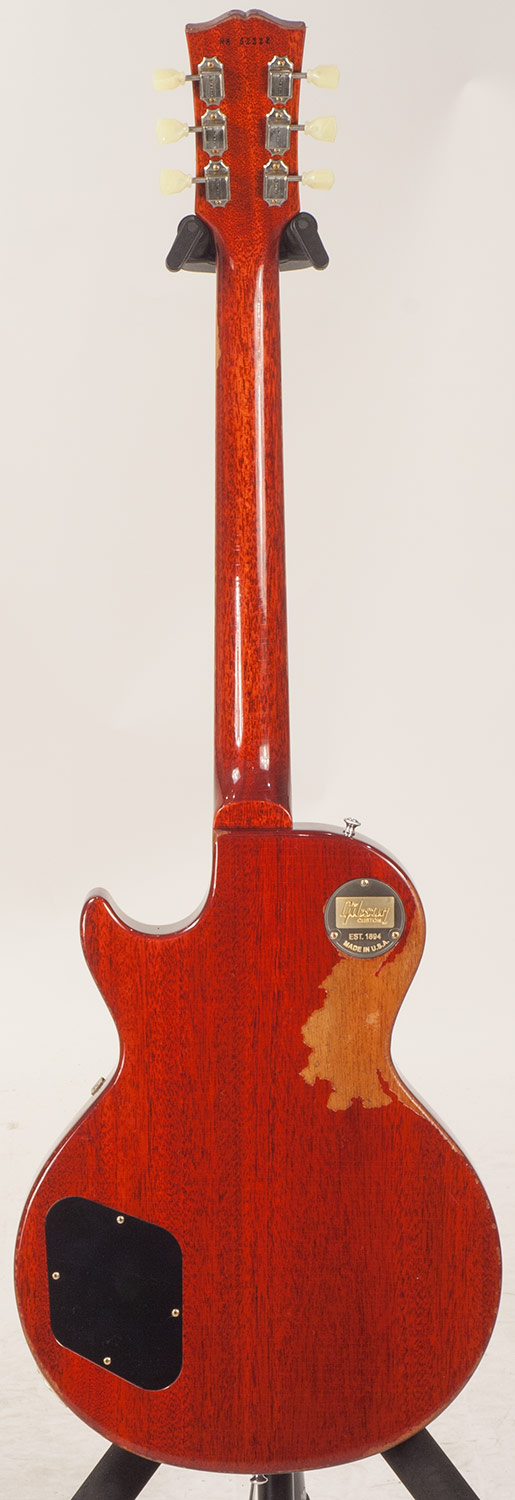 Gibson Custom Shop M2m Les Paul Standard 1958 2h Ht Rw #r862322 - Aged Bourbon Burst - Single-Cut-E-Gitarre - Variation 1