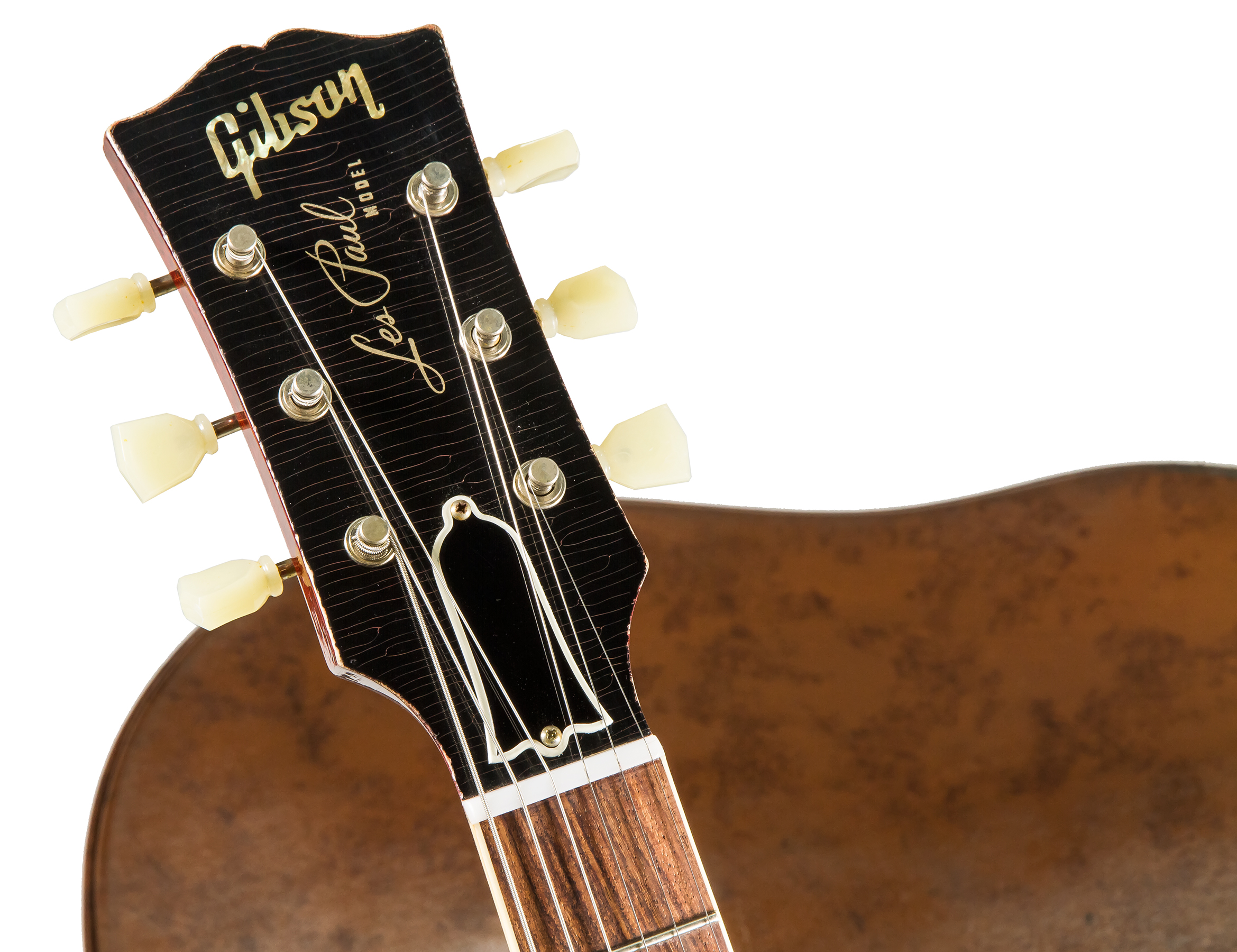 Gibson Custom Shop M2m Les Paul Standard 1958 Reissue 2019 2h Ht Rw #89849 - Heavy Aged First Burst - Single-Cut-E-Gitarre - Variation 4
