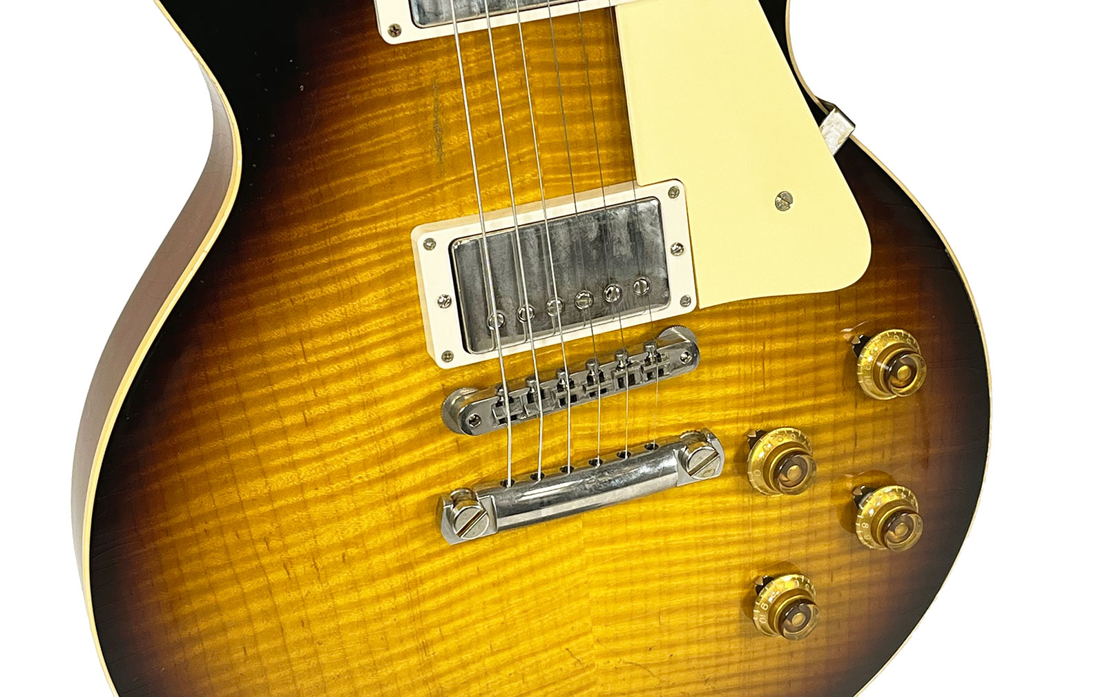 Gibson Custom Shop M2m Les Paul Standard 1959 2h Ht Rw #932131 - Murphy Lab Light Aged Kindred Burst - Single-Cut-E-Gitarre - Variation 2