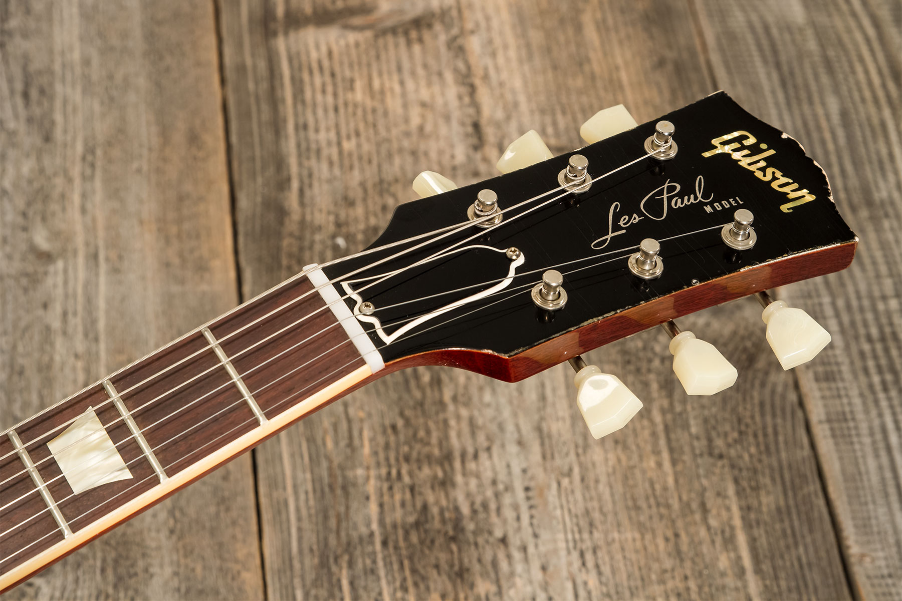Gibson Custom Shop M2m Les Paul Standard 1959 2h Ht Rw #932145 - Murphy Lab Light Aged Factory Burst - Single-Cut-E-Gitarre - Variation 10