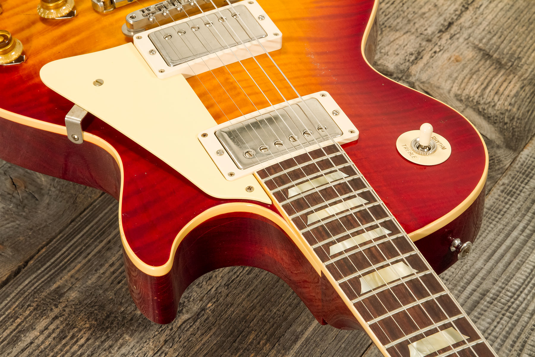 Gibson Custom Shop M2m Les Paul Standard 1959 2h Ht Rw #932145 - Murphy Lab Light Aged Factory Burst - Single-Cut-E-Gitarre - Variation 5
