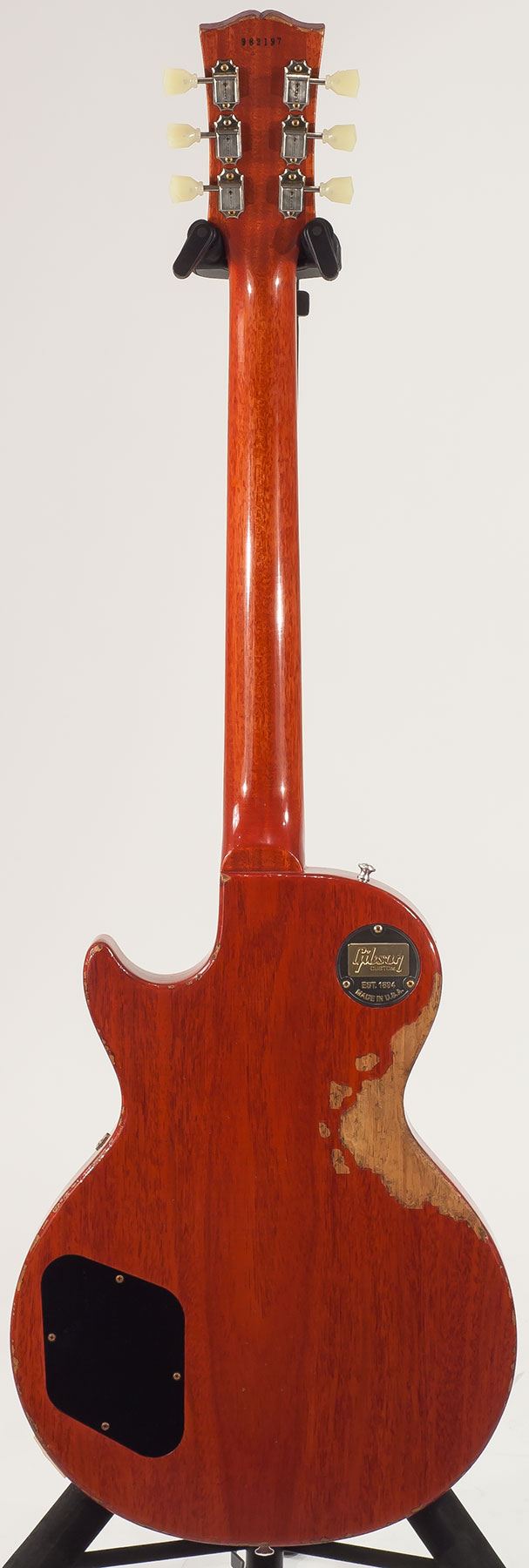 Gibson Custom Shop M2m Les Paul Standard 1959 2h Ht Rw #982197 - Heavy Aged Iced Tea - Single-Cut-E-Gitarre - Variation 1