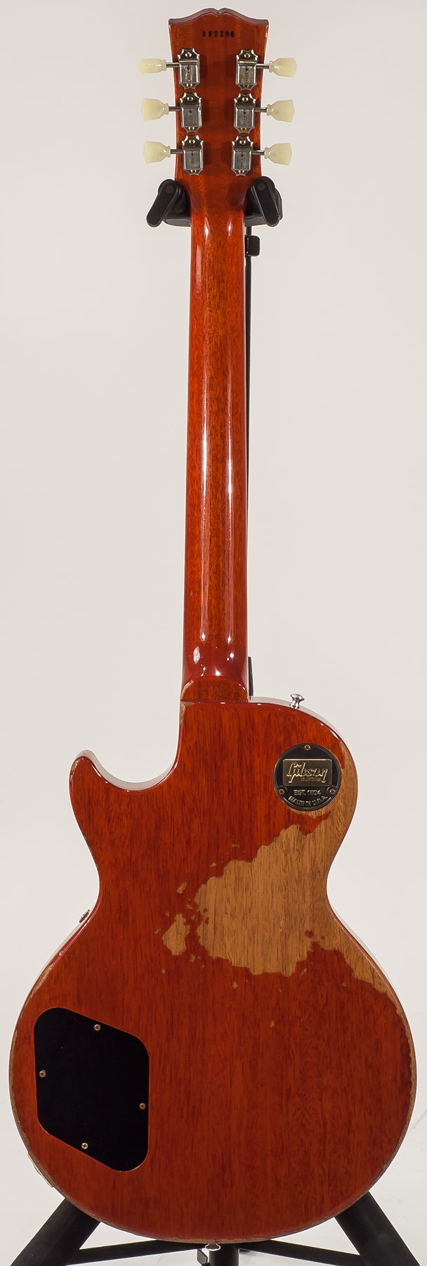 Gibson Custom Shop M2m Les Paul Standard 1959 2h Ht Rw #982206 - Heavy Aged Vintage Cherry Burst - Single-Cut-E-Gitarre - Variation 1