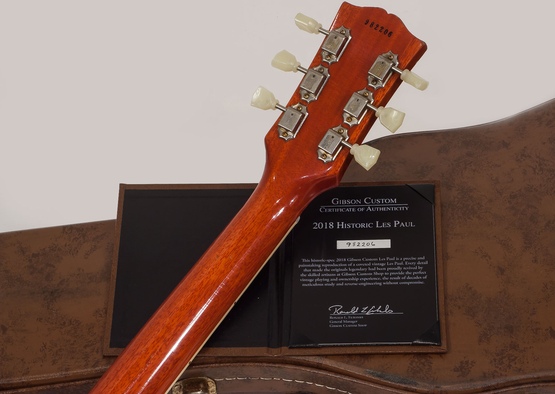 Gibson Custom Shop M2m Les Paul Standard 1959 2h Ht Rw #982206 - Heavy Aged Vintage Cherry Burst - Single-Cut-E-Gitarre - Variation 5