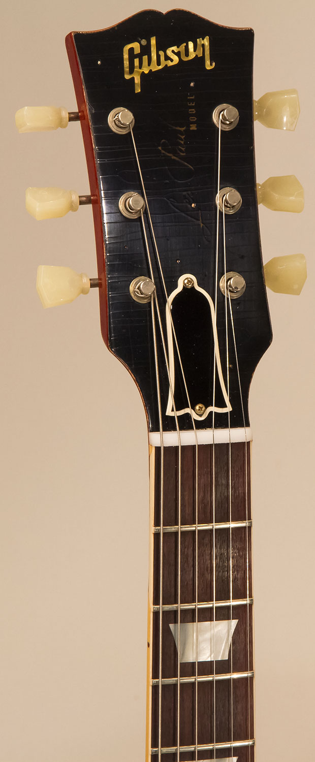Gibson Custom Shop M2m Les Paul Standard 1959 2h Ht Rw #983303 - Ultra Aged New Orange Sunset Fade - Single-Cut-E-Gitarre - Variation 4
