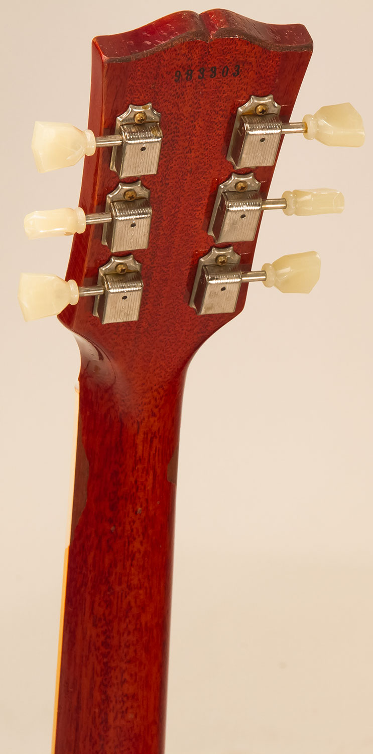 Gibson Custom Shop M2m Les Paul Standard 1959 2h Ht Rw #983303 - Ultra Aged New Orange Sunset Fade - Single-Cut-E-Gitarre - Variation 5