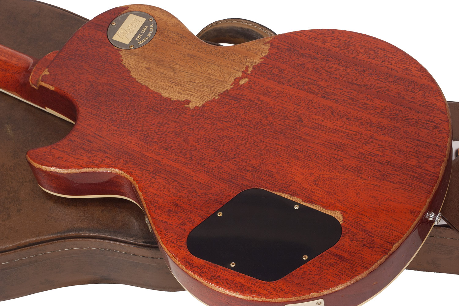Gibson Custom Shop M2m Les Paul Standard 1959 2h Ht Rw #r961618 - Aged Sunrise Teaburst - Single-Cut-E-Gitarre - Variation 3