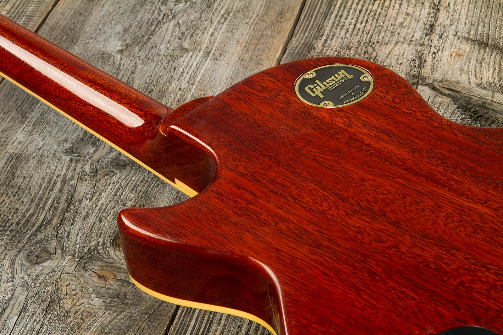Gibson Custom Shop M2m Les Paul Standard 1959 Reissue 2h Ht Rw #932134 - Murphy Lab Ultra Light Aged Washed Cherry Burst - Single-Cut-E-Gitarre - Vari