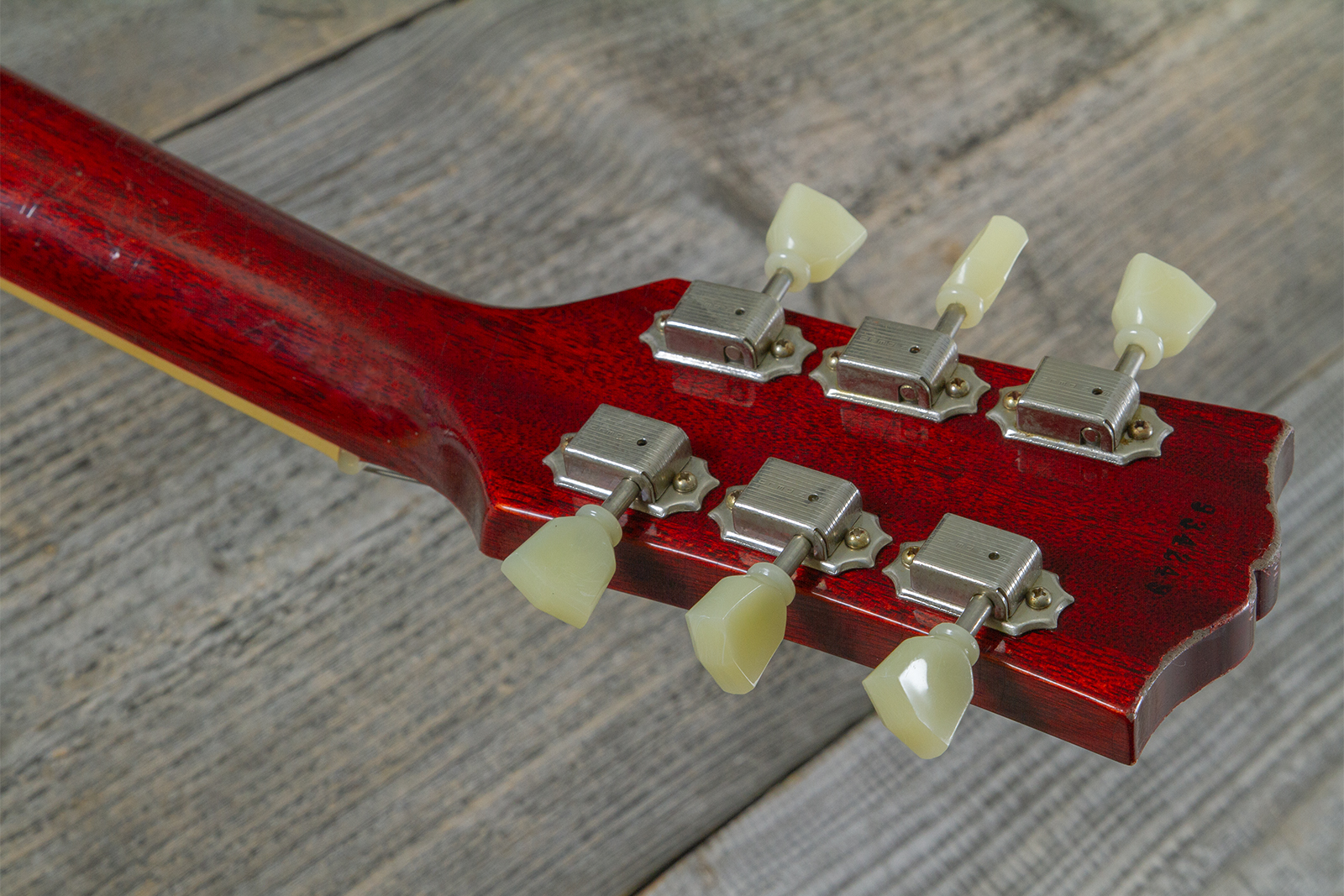 Gibson Custom Shop M2m Les Paul Standard 1959 Reissue 2h Ht Rw #934249 - Murphy Lab Light Aged Factory Burst - Single-Cut-E-Gitarre - Variation 10