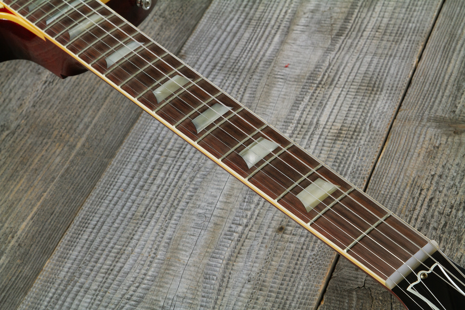 Gibson Custom Shop M2m Les Paul Standard 1959 Reissue 2h Ht Rw #934249 - Murphy Lab Light Aged Factory Burst - Single-Cut-E-Gitarre - Variation 5