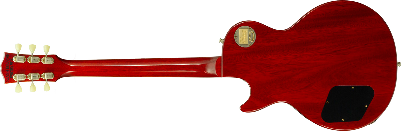 Gibson Custom Shop M2m Slash Les Paul 1958 Standard Proto #2 - Vos Vermillion Burst - Single-Cut-E-Gitarre - Variation 11